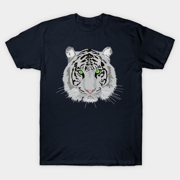 albino tiger T-Shirt by Javisolarte